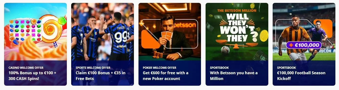 Cashback dla aktywnych graczy Betsson