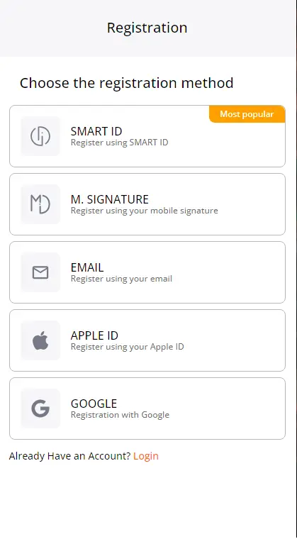 Rejestracja konta w kasynie online Betsson